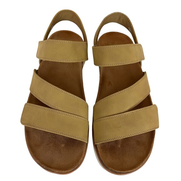 Skechers Lifted Comfort Sandals Women's Size 9 Chestnut Minimalist Neutral - Picture 2 of 12